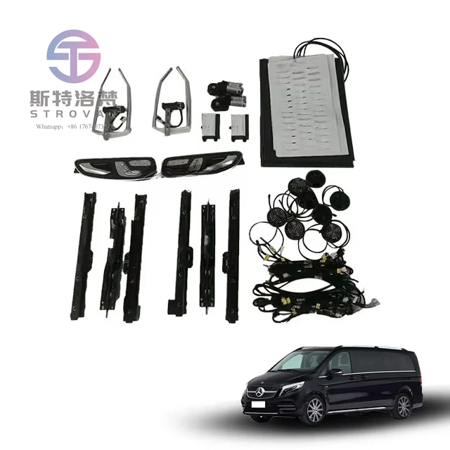 

Mercedes-Benz Vito V-Class Electric Vehicle Interior Accessory Front Rear Passenger Seats Ventilation Heating Lift Control Metal