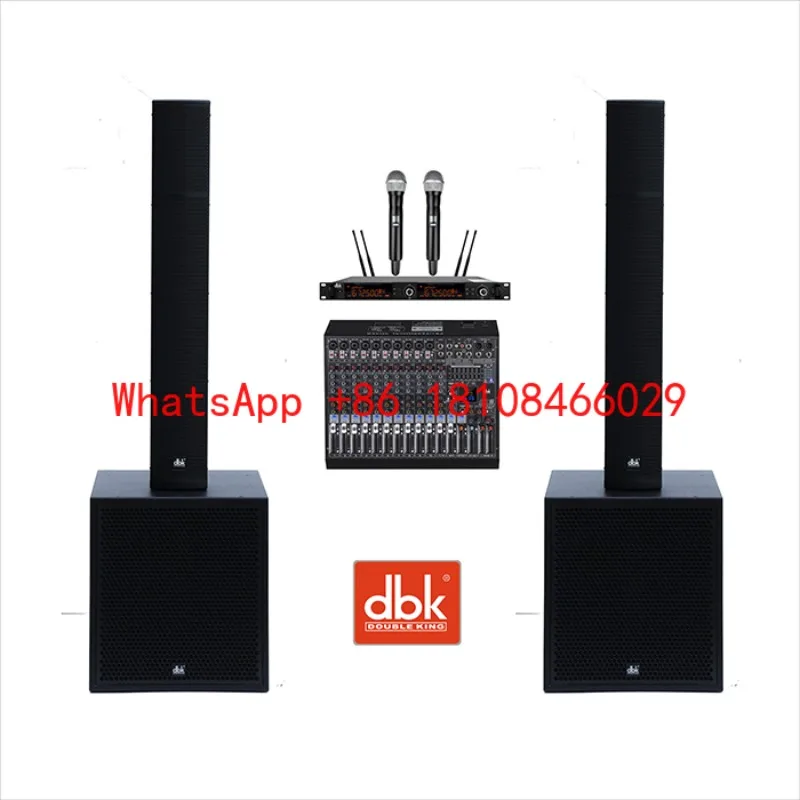 

Professional 900W Powered Subwoofer LA System Two-Way Speaker Column 18 Inch Active Subwoofer Indoor/Outdoor Line Array Column