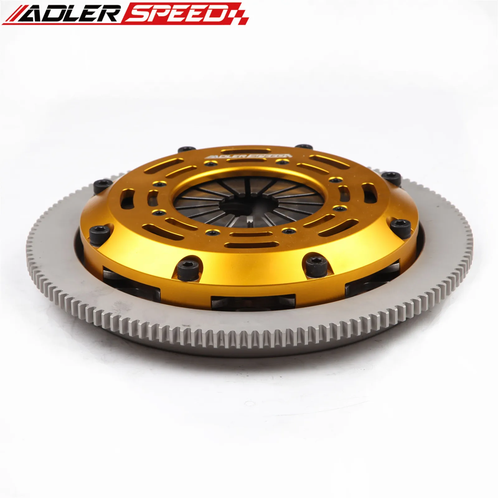 

ADLERSPEED RACING CLUTCH TWIN DISC FLYWHEEL KIT For 1999-06 VW BEETLE GOLF JETTA 2.0L MK4