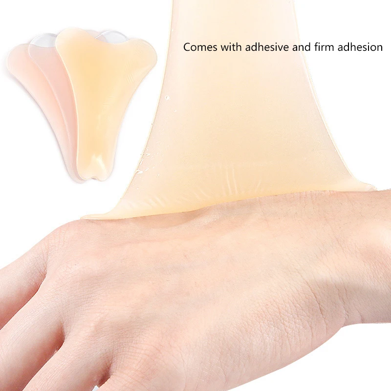 Toe Concealer Reusable Traceless Invisible Adhesive Silicone For Women Leggings Swimwear Activewear Waterproof Cover Pad Camel
