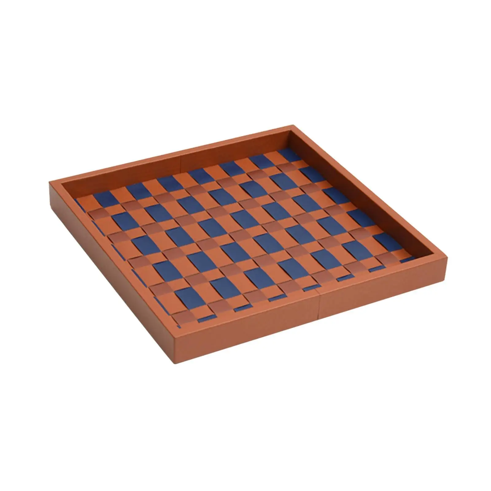 Vanity Tray Storage Tray Cosmetics Tray Checkerboard Versatile Countertop