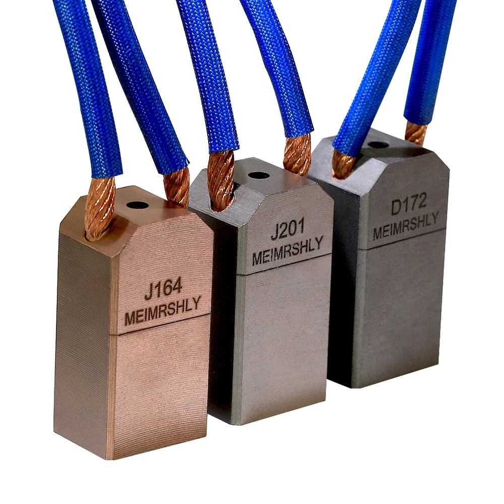 8 шт. MEIMRSHLY J164/J201/D172 угольная щетка для возбудителя генератора гидроэнергетической станции в цементном растении 25*32*60/65 мм