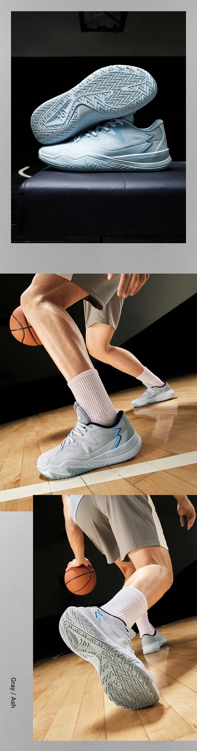 361 Degrees Flame Strike5 V2 Herren-Basketballschuhe Neue atmungsaktive, leichte, verschleißfeste, flexible Herren-Sneaker 672631117 – Detail 14