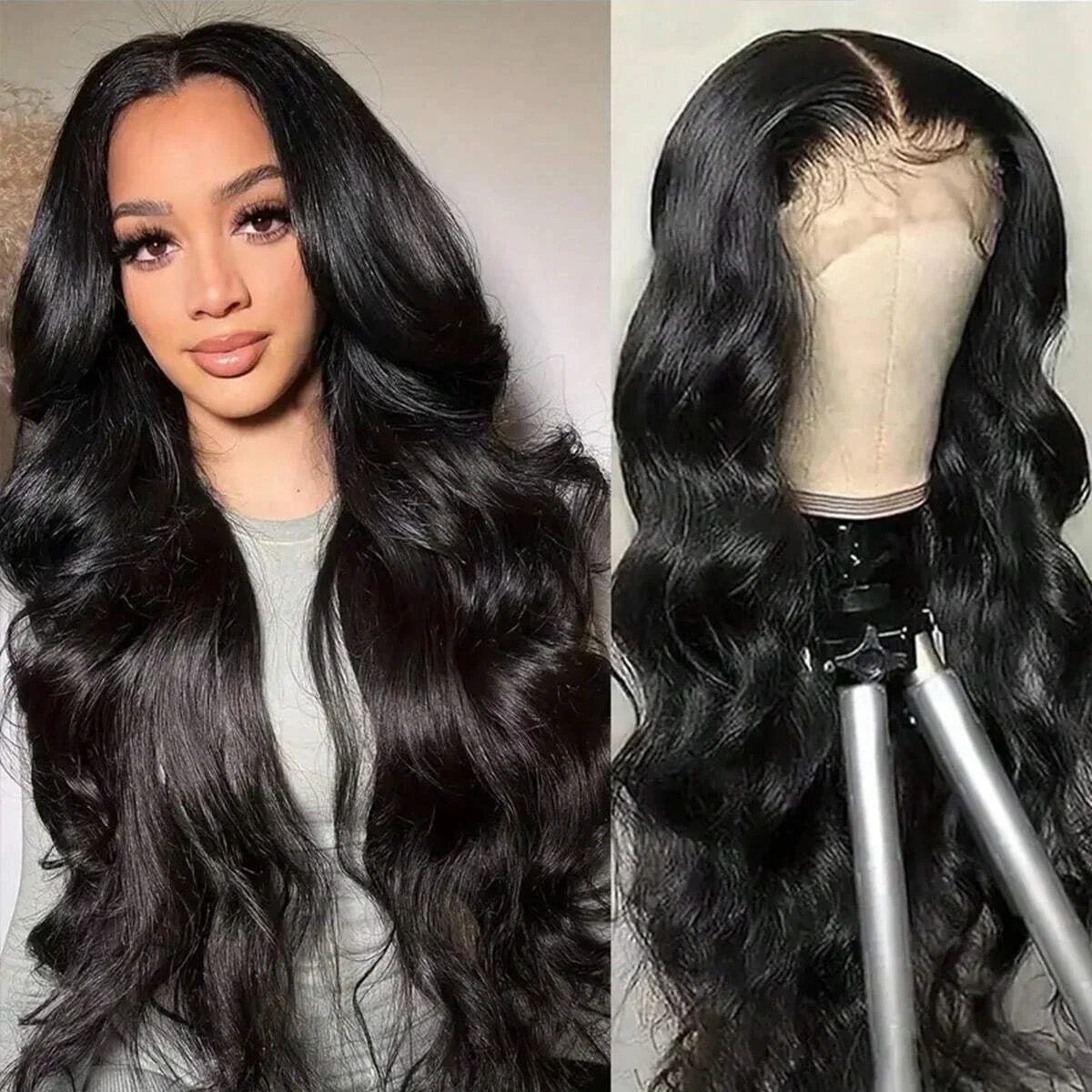 

Body Wave13x4 Lace Front Wig Human Hair Pre Plucked Brazilian Transparent 13x6 Lace Frontal Wig 4x4 Lace Wigs For Black Women