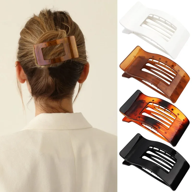 1 Simple Square Grip ClipSuitable All Seasonssuitable Daily Stylinghair Carefirm Gripdurable Materialsuitable Various Hairstyles