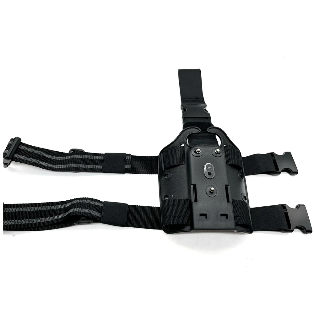 Leg Rig táctico negro hasta el muslo con panel porta-fundas – Airsoft - imagen 2