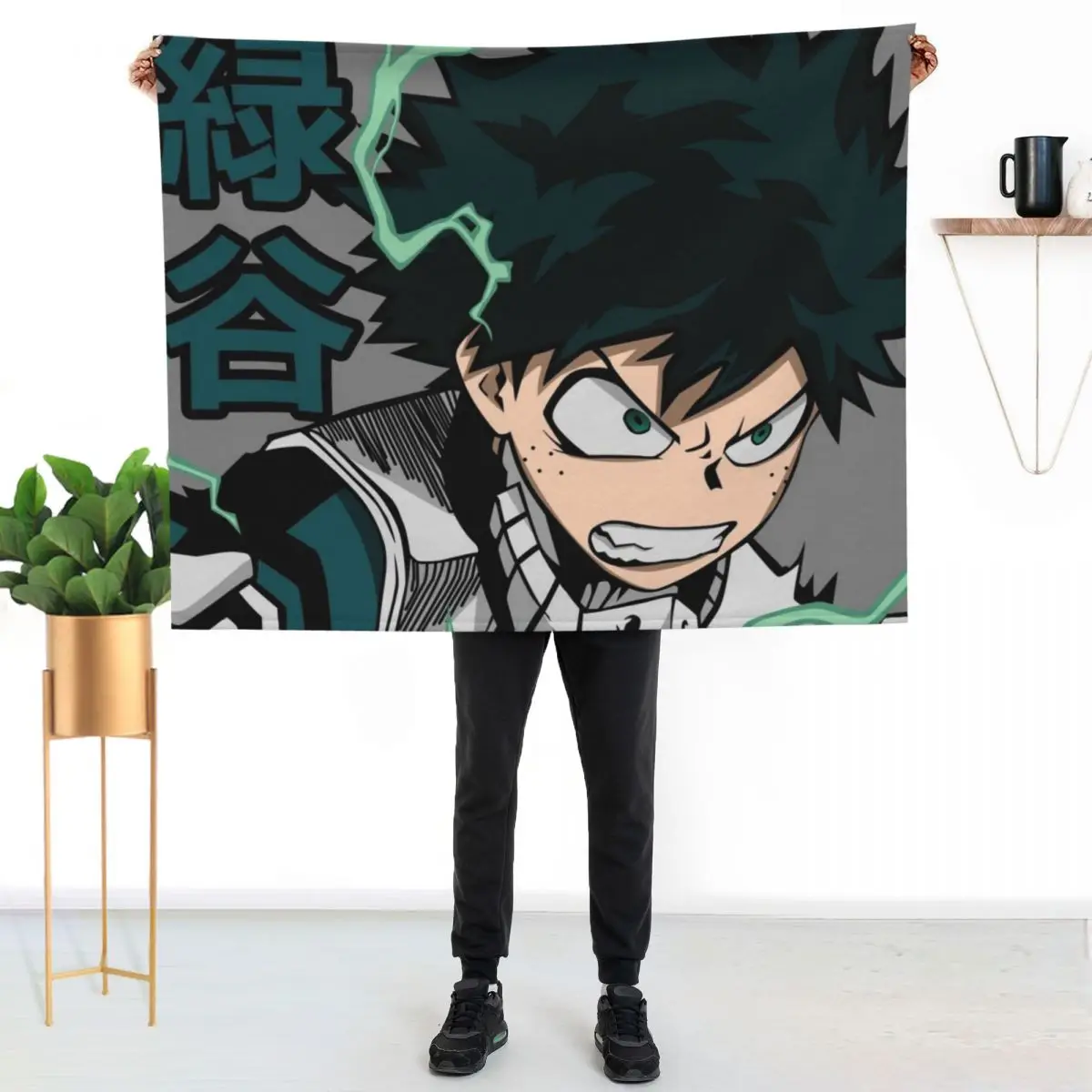 

Deku Throw Blanket Fade Resistant Durable Throw Blanket