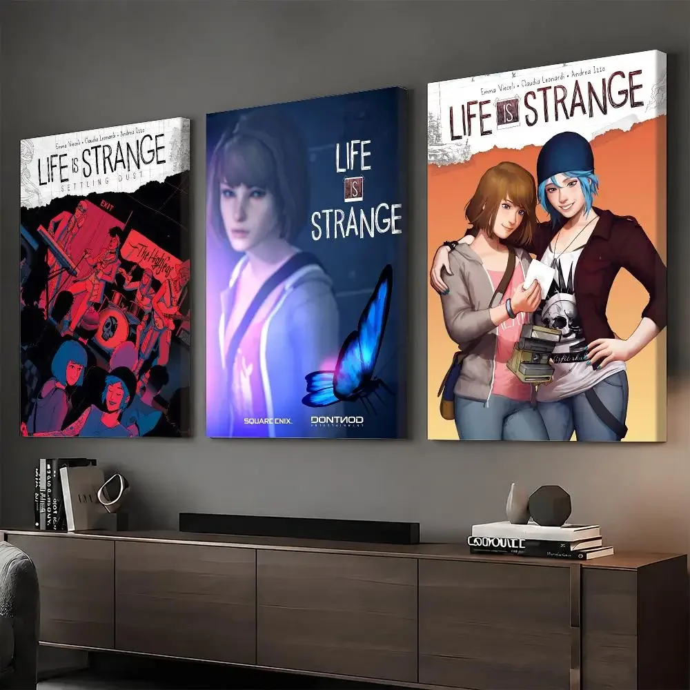 L-Life is Strange Game Painting Calligraphy HD Canvas Print Poster Wall Art | Optional Frame | Modern Hallway Decor