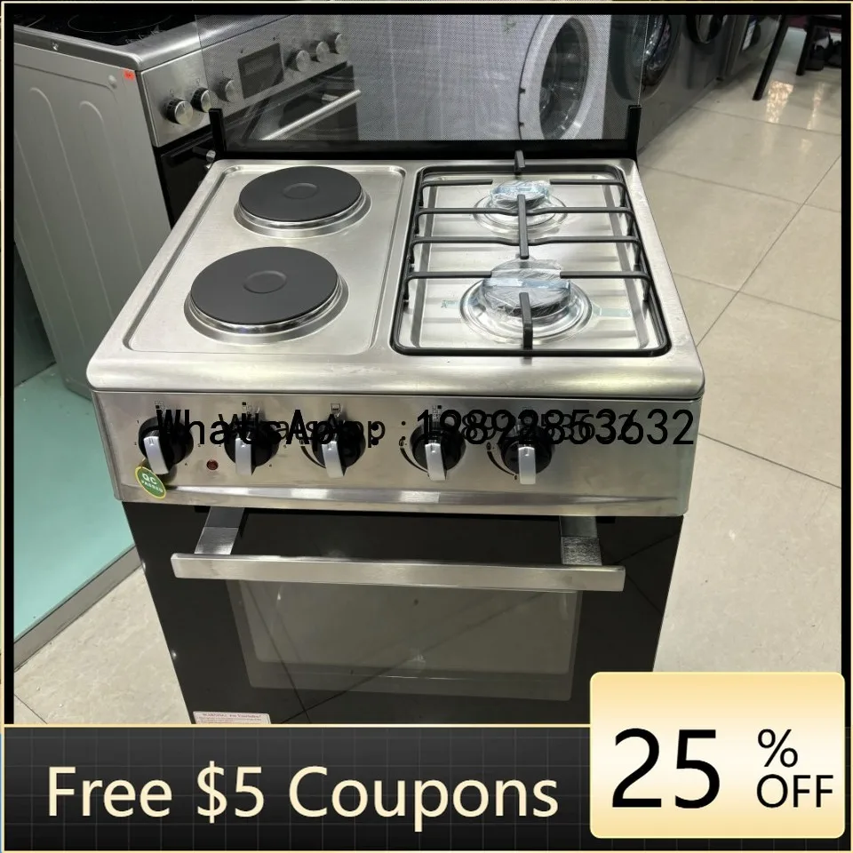

A1 600 Long Two Gas Two Electric Gas Stove with Oven Upright Conjoined