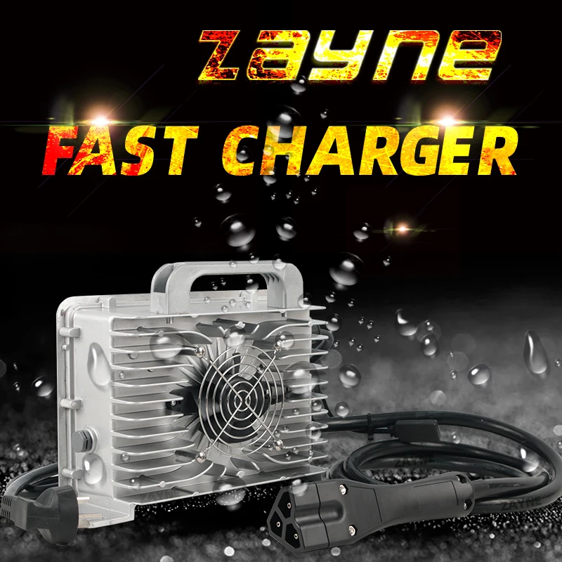 ZAYNE 72V20 25A Waterproof smart lead-acid battery charger 110VAC for 72v Golf cart Forklift equipment VRLA GEL AGM WET battery