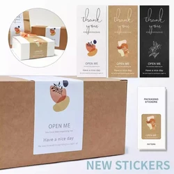 10-30Pcs Thank You Stickers 6*15Cm Packaging Waterproof Seal Labels For Small Business Decorate Stickers Supplies