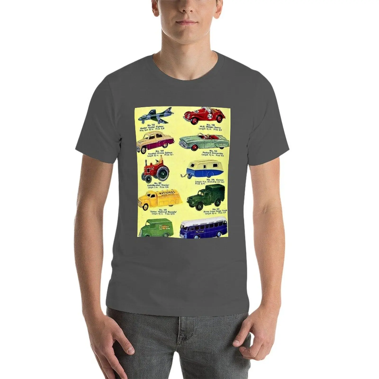 vintage toy car print digital edit tractor sports car truck T-Shirt anime t shirts graphic t shirts funny t shirts men