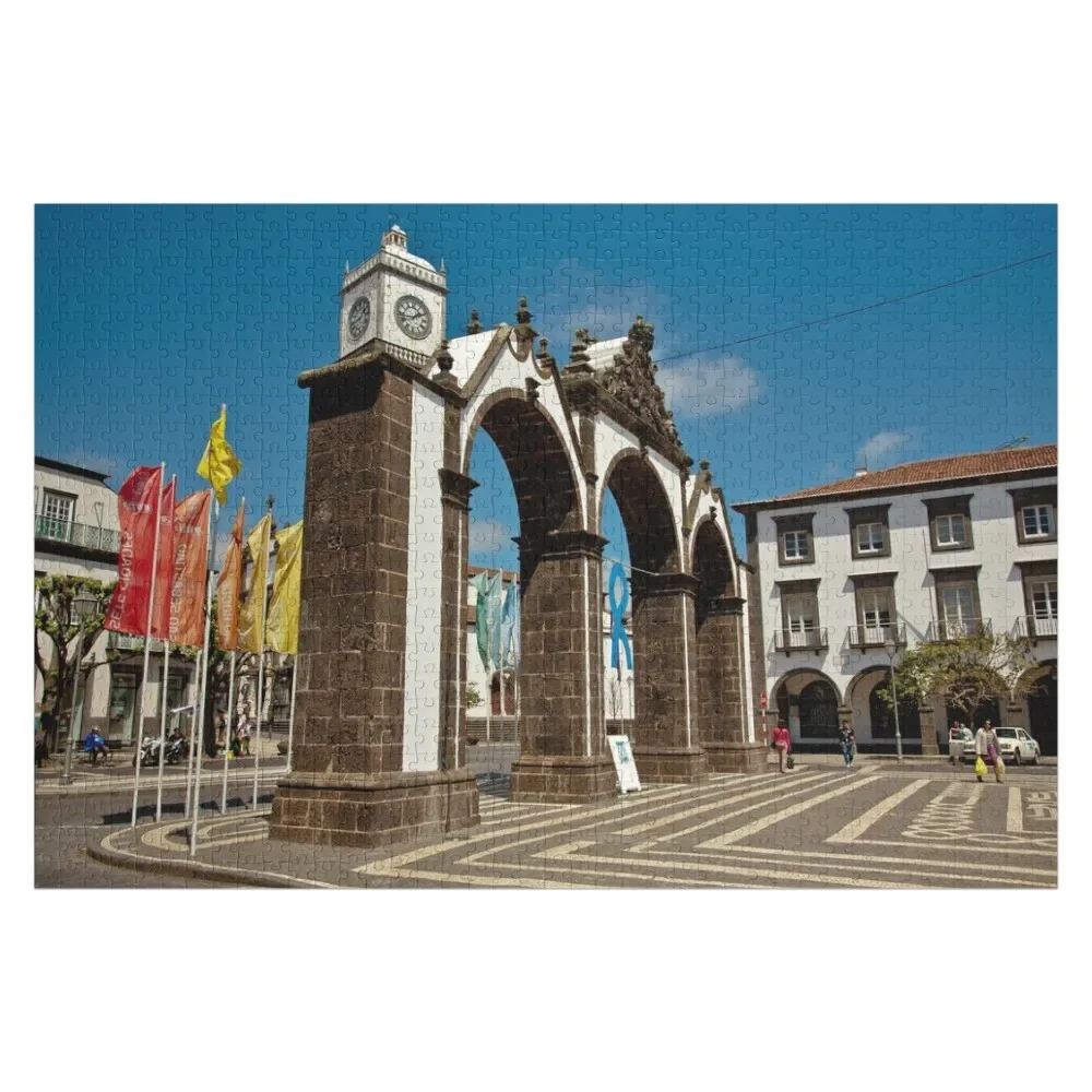 

Ponta Delgada, Azores Jigsaw Puzzle Wood Adults Personalized Baby Toy Custom Child Puzzle