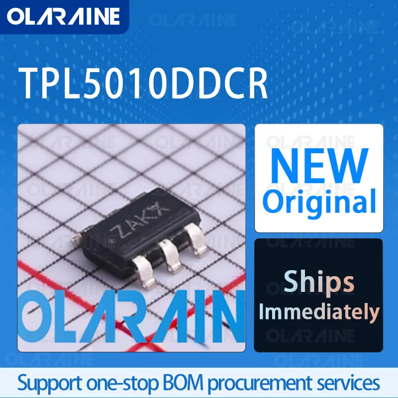 

10/50/100Pcs TPL5010DDCR SOT-23-6 original ic chip Timers and support products RoHS Voltage 5.5 V