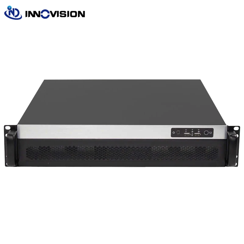 High Quality 2U 19inch Rack 480mm Depth Server Case Micro ATX IPC Chassis