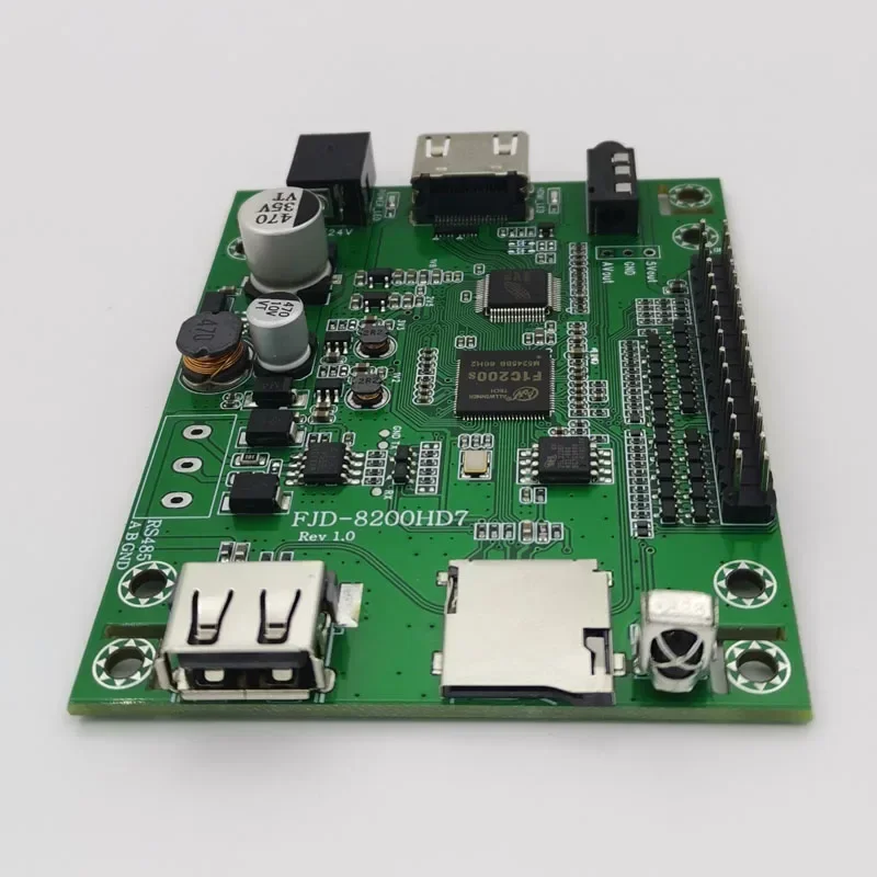 Single-chip serial control video playback board, lossless 1080P HD decoding HDMI showroom advertising MP5 FJD-8200HD7