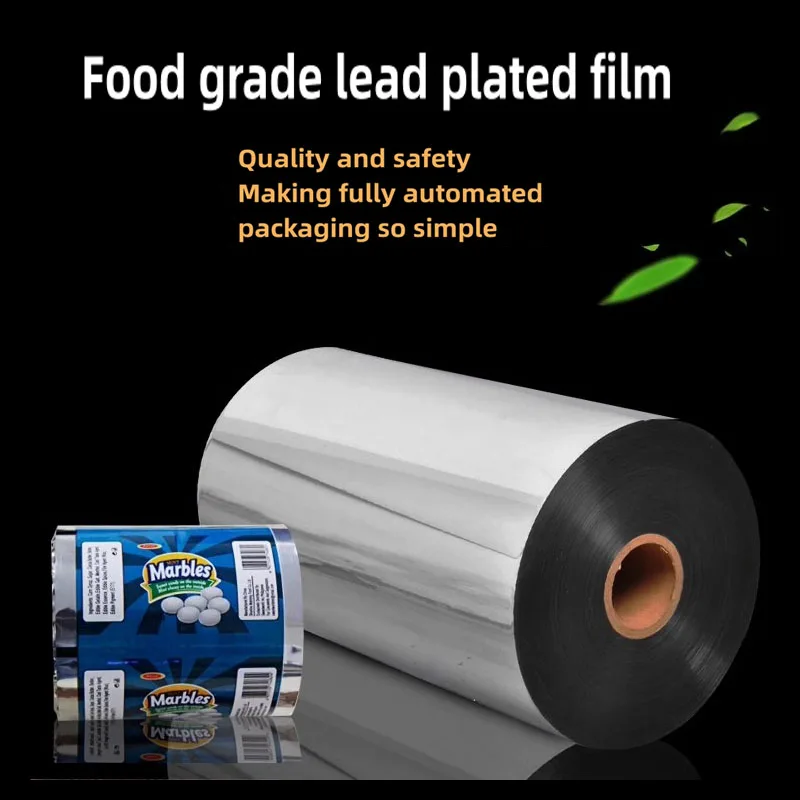 Silver composite plastic film aluminized film automatic packaging machine food packaging film