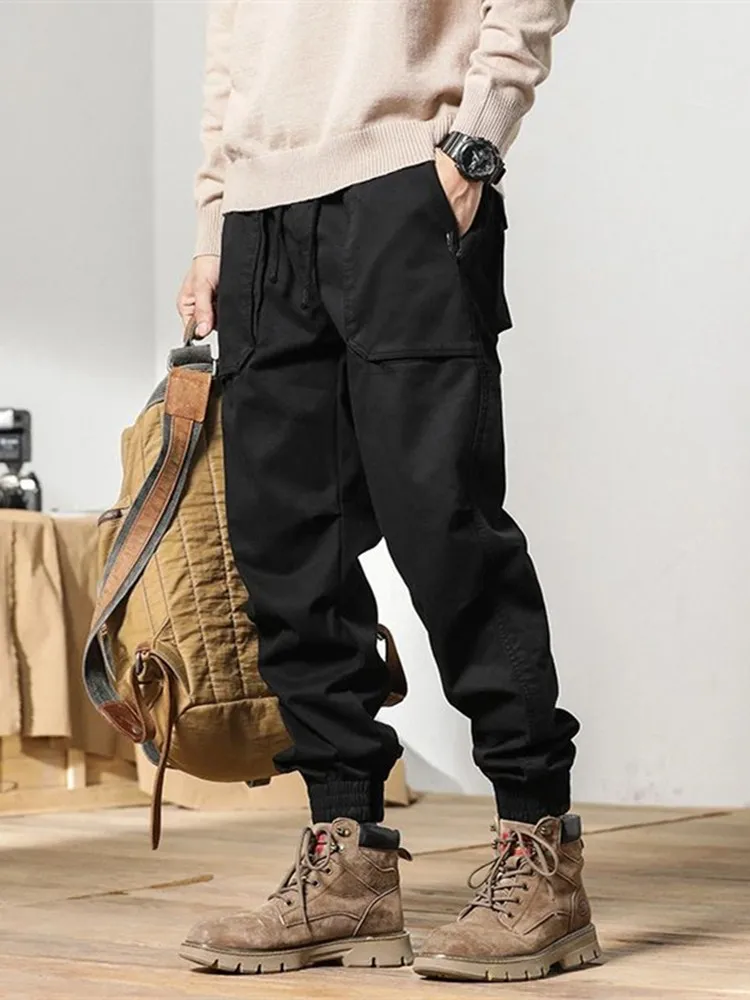 

Мужские зимние утепленные брюки-карго на флисовой подкладке с большими карманами, повседневные брюки, рабочая одежда, длинные брюки, молодежные брюки Vitali Sle