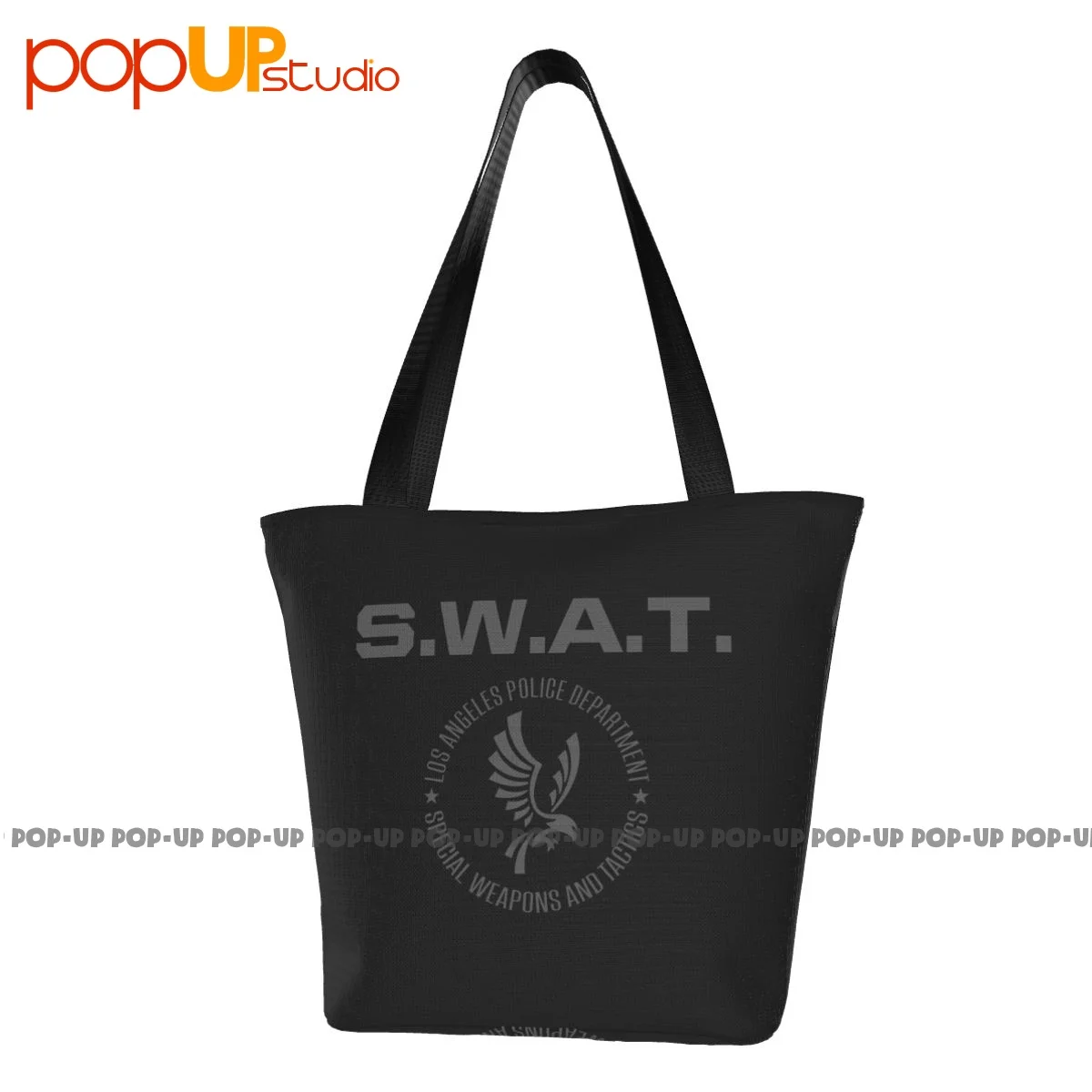 Swat Lapd Los Angeles Police Dep Tv Series S.W.A.T. Reboot-Bolso de mano inspirado, bolsa de compras que combina con todo, gran capacidad