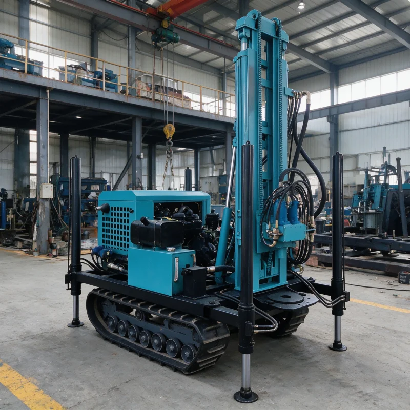 Customized Portable Crawler Rotary Diesel Hydraulic 300M Premium Precise Boring Water Well Drilling Machine