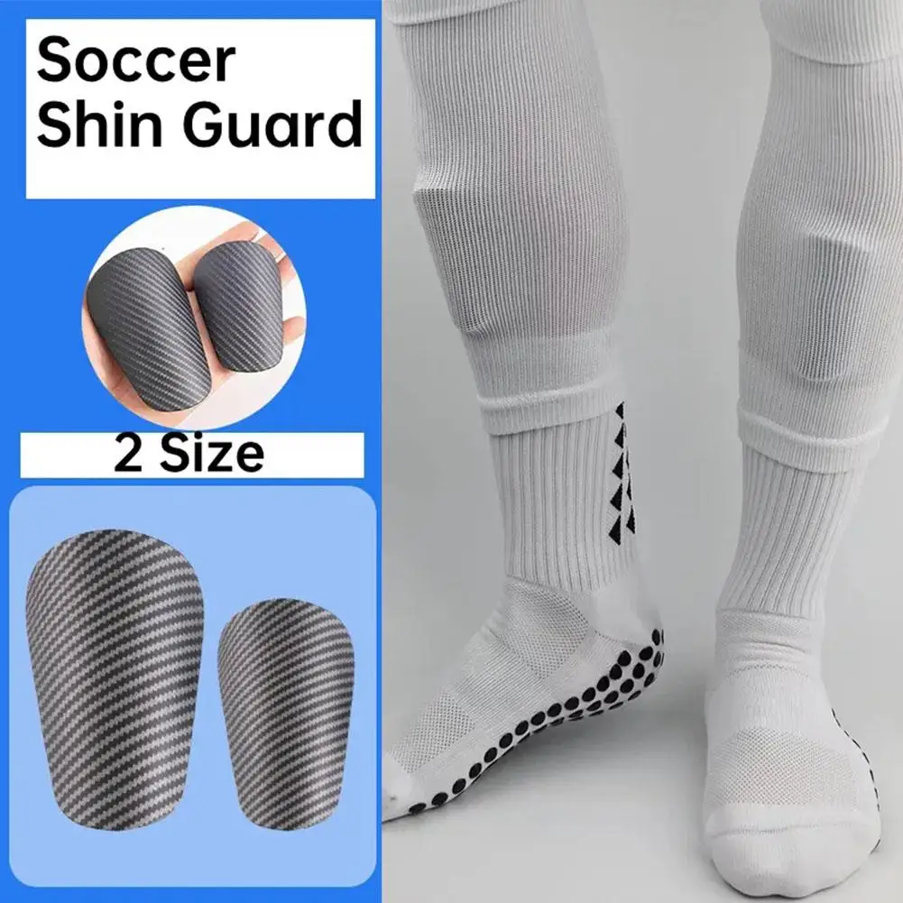 1 Pair Mini Football Shin Pad Wear-resistant Shock Absorbing Protector Lightweight Training Leg Portable Board Soccer Shank Z6F3