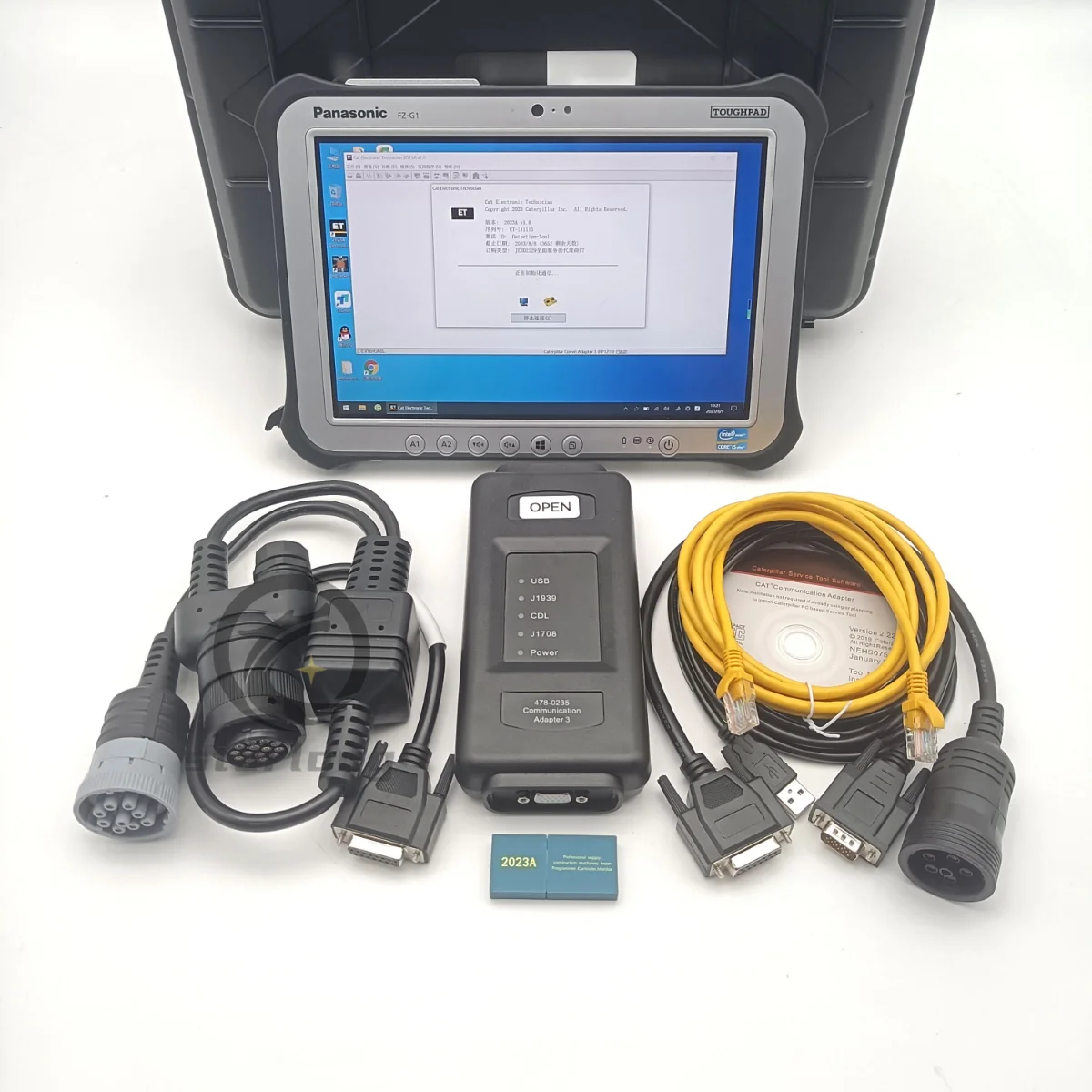 2023A ET4 478-0235 Diagnostic Tool For Caterpillar 538-5051 Communication Adapter Truck Excavator Testing Scanner