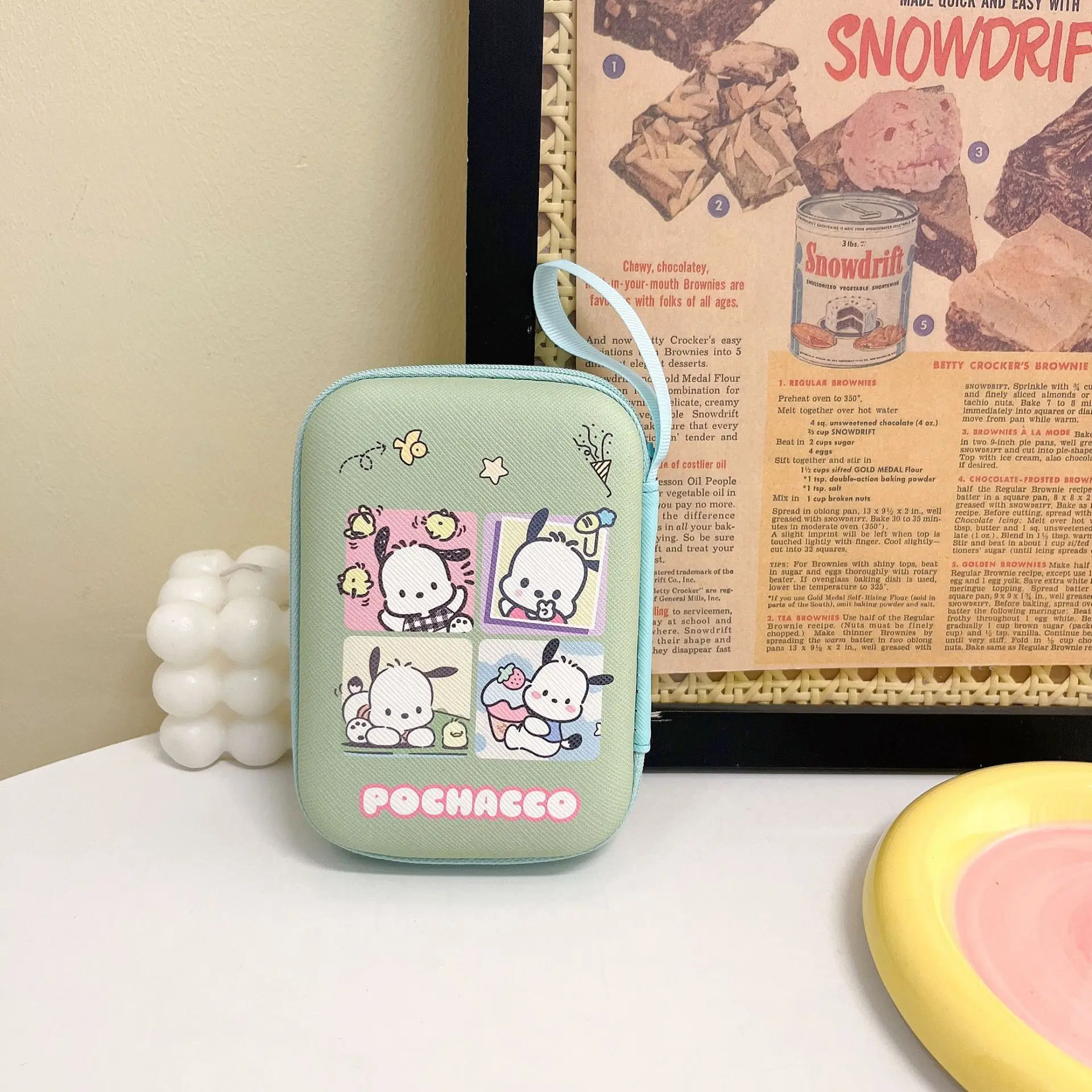 Hello Kitty Tragbare Aufbewahrungsbox, Kuromi Aufbewahrungstasche, Pochacco Datenkabel-Ladegerät Reise-Aufbewahrung Münzbörse Schutzhülle Geschenk – Detail 7