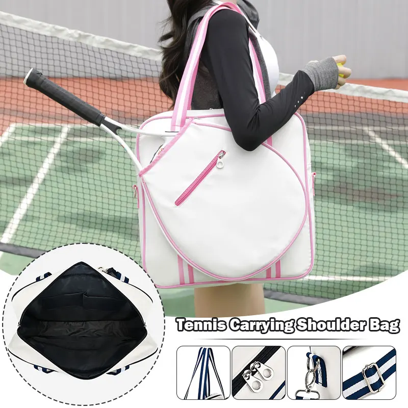 Sac de raquette de badminton portable unisexe pour femme, sac à main initié, sacs de sport de gym, sac de raquette multifonctionnel, extérieur