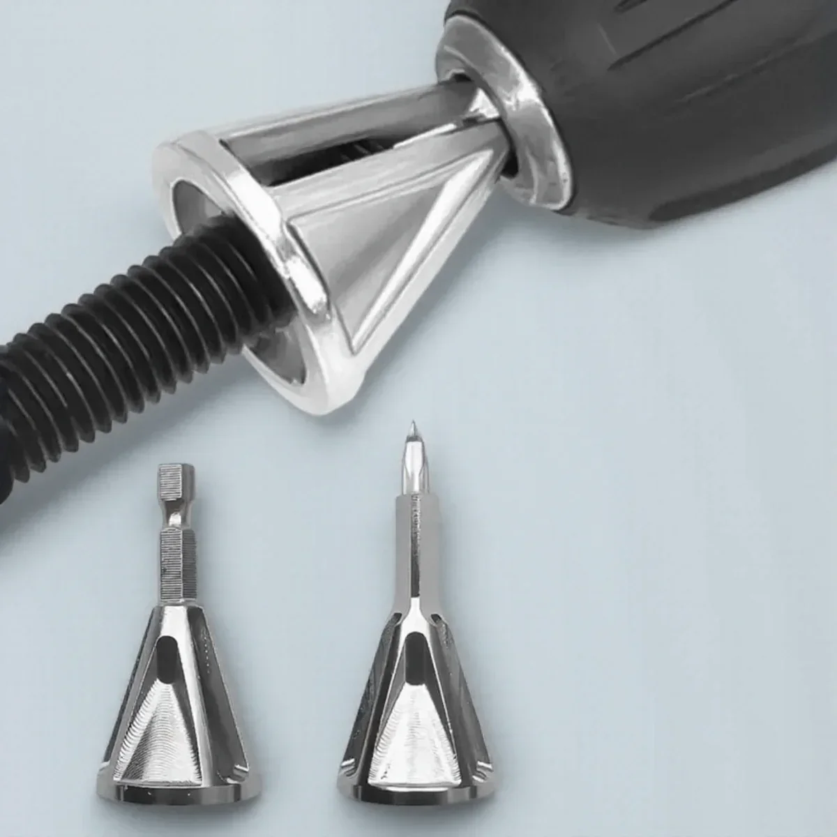 Heavy Duty Thread Deburring Tool for Metal Fast Hexagonal &Triangular Drill Cutting Multi Material Chamfering Machine Accessory‌