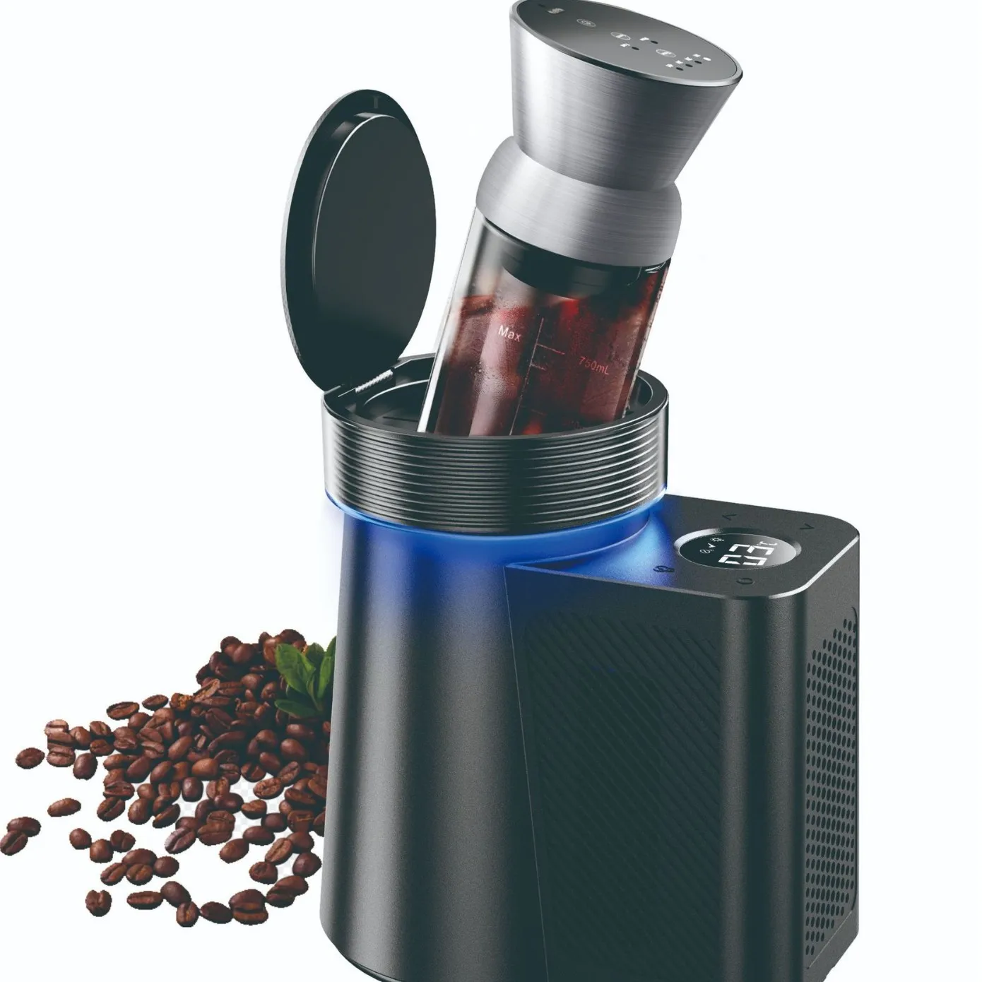 Refrigerated Cold Brew Coffee Maker Household Bean Extraction Pitcher Iced Coffee Brewing Utensils