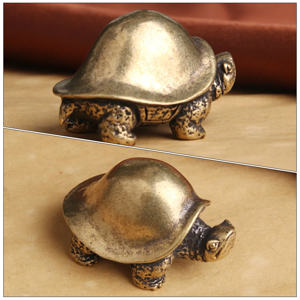 

Creative Brass Tortoise Desktop Decor Exquisite Small Brass Craft Animal Ornament Indoor Decor Desktop Adornment