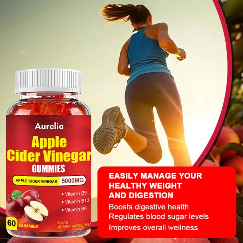 

Яблочный уксус, маркеры с мамой, веганские, без ГМО, поддерживают здоровье Gut, уход за весом, здоровые закуски