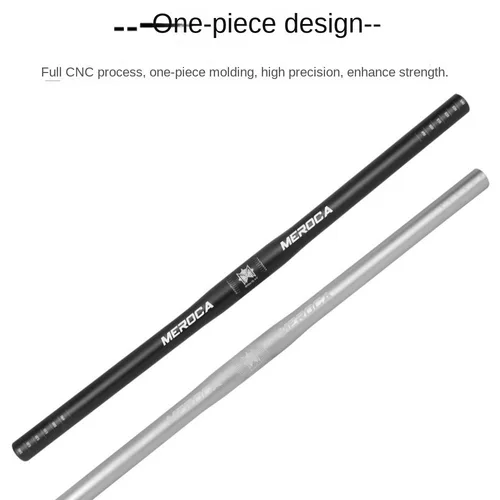 Imagen 2 del producto Manillar de bicicleta de montaña, manillar elevador de bicicleta de aleación de aluminio recto/doble, 25,4x540/580mm, piezas de bicicleta, accesorios de ciclismo