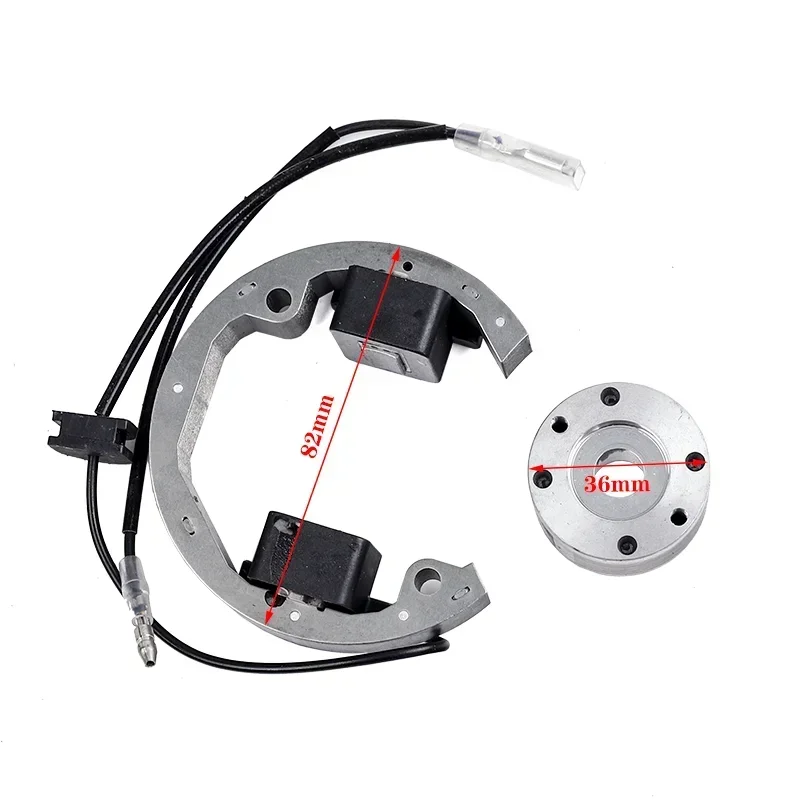 Mini Motorcycle 50cc Accessories Ignition Coil Pit Bike for 50 SX Electric and Ignition Internal Rotor Stator Magneto Gy6