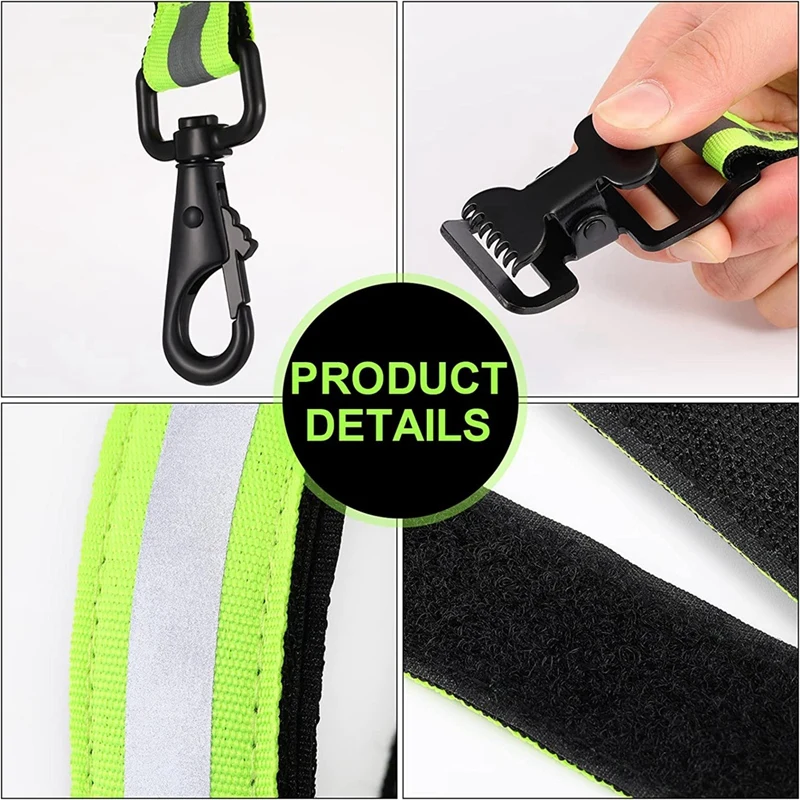 3 Pieces Firefighter Glove Strap Safety Glove Holder For Firefighter Police Work Glove Belt Clip image 2