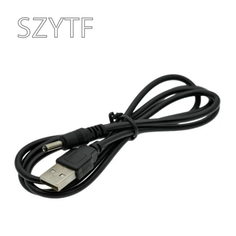 USB Male To 3.5x1.35mm  DC5.5*2.1mm Plug Barrel Jack 5V DC Power Supply Cord Adapter Charger Cable