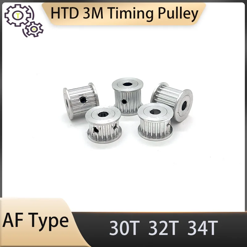 HTD 3M Timing Pulley 30Teeth 32Teeth 34Teeth HTD 3M Pulley Belt AF Type 30T 32T 34T HTD3M Timing Pulleys