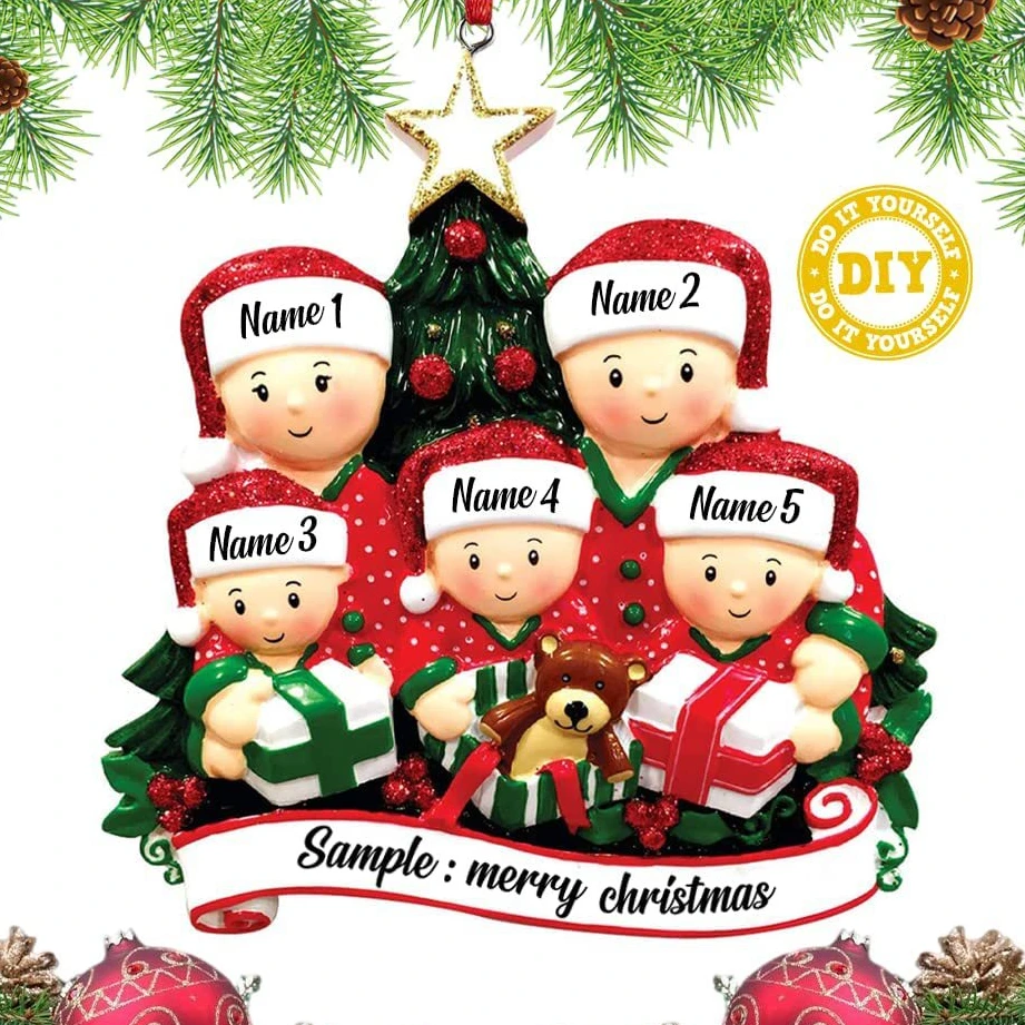 Christmas Tree Hanging Gifts New Year 2024 Home Decoration DIY Personalised Home Christmas Decorations