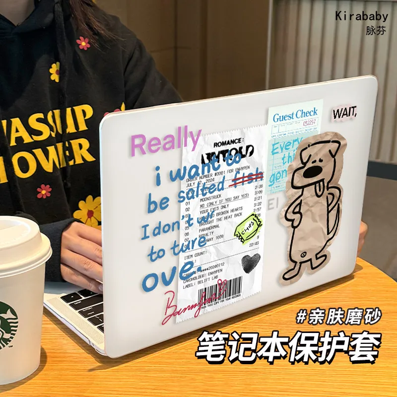 Creative Cartoon Prevention Laptop Case for Macbook Air 13.6 15 M1-M5 Pro 14 M4 M3 16 M2 Mac Crystal Cover A2681 A3113A2442 Slim