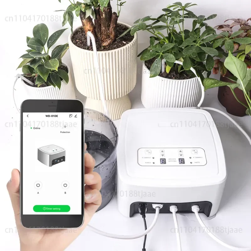 

High-power automatic flower watering device WiFi version remote control watering artifact drip irrigation spray watering