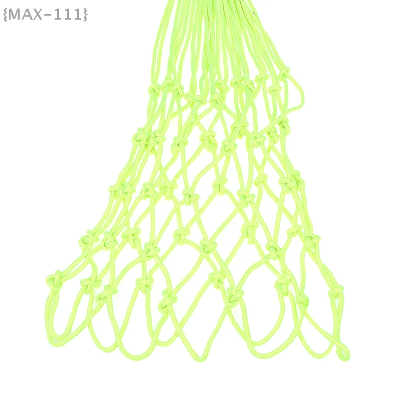 【No】고가시성 야간 농구 네트, 저조도 훈련 및 저녁 경기를 위한 빛나는 형광 녹색 나일론 네트