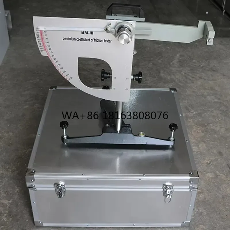 Stainless Steel Pendulum Test Instrument for Road Surface Skid Resistance and Friction Coefficient Tester