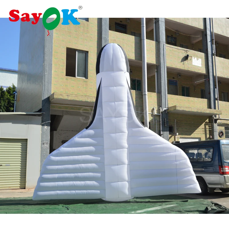 5mh Giant Inflatable Airplane Decorations Inflatable Aircraft Model For Advertising Sale Events Show Decoration