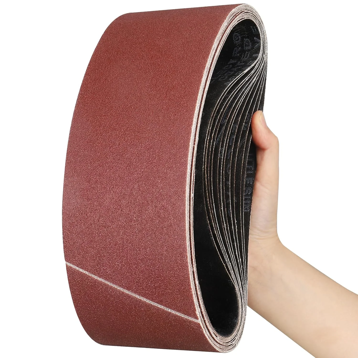   100x610mm Abrasive Sanding Belts 40-400 Grit Sander Belts for Grinding Stainless Steel Metal Polishing and Rust Removal