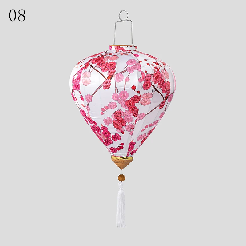 NONE Traditional Lantern Satin Silk 12/14 inch 8