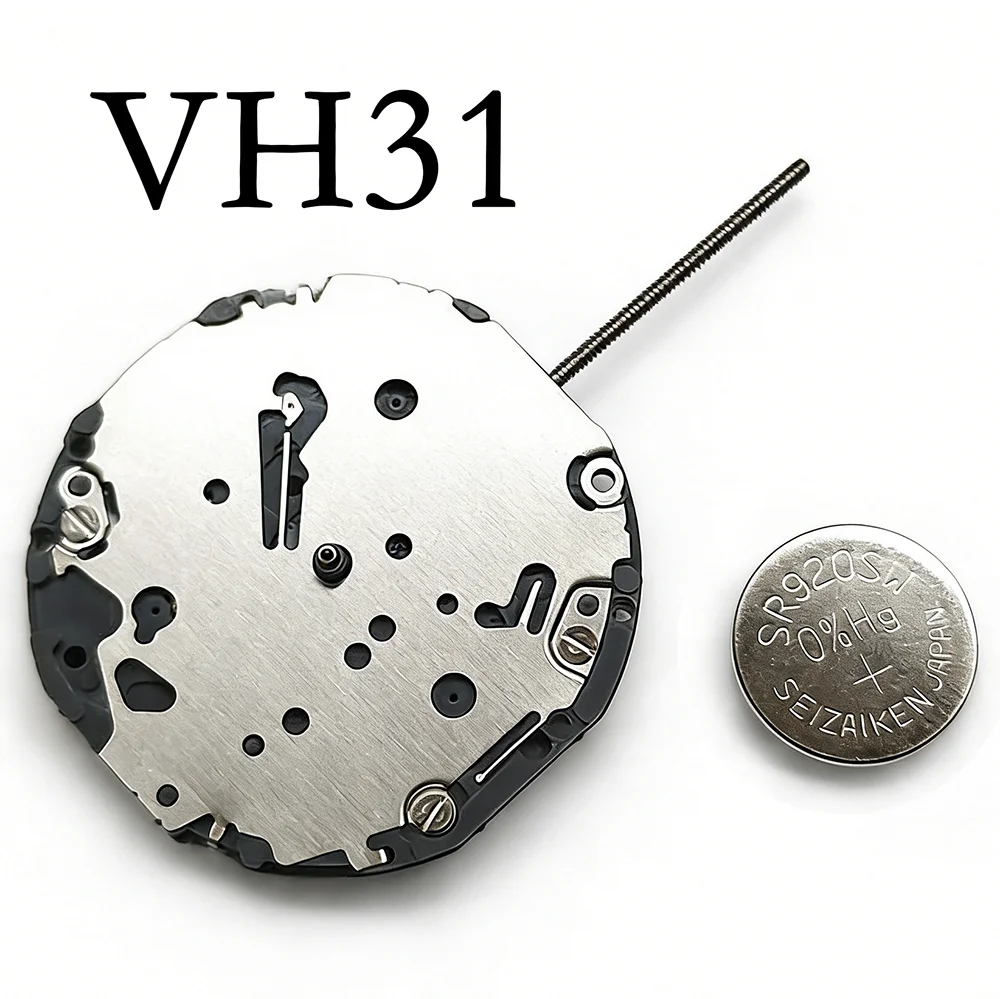 High Quality 36mm Titanium Alloy Watch Case 28.5mm Dial for VH31 Quartz Movement Sapphire 10BAR Nylon Strap Mod Parts image 3