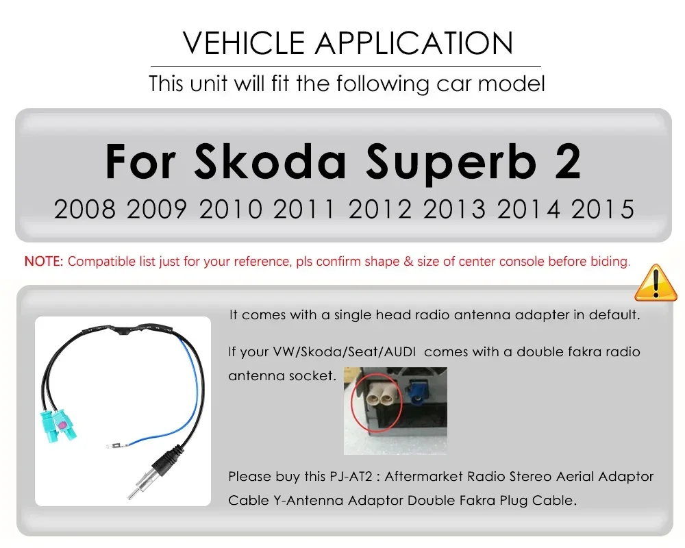 تشغيل السيارة راديو تلقائي أندرويد لسكودا سوبيرب 2 2008-2015 Autoradio الوسائط المتعددة أنظمة السيارة الذكية 2din 360 كاميرا نظام تحديد المواقع ستيريو #2