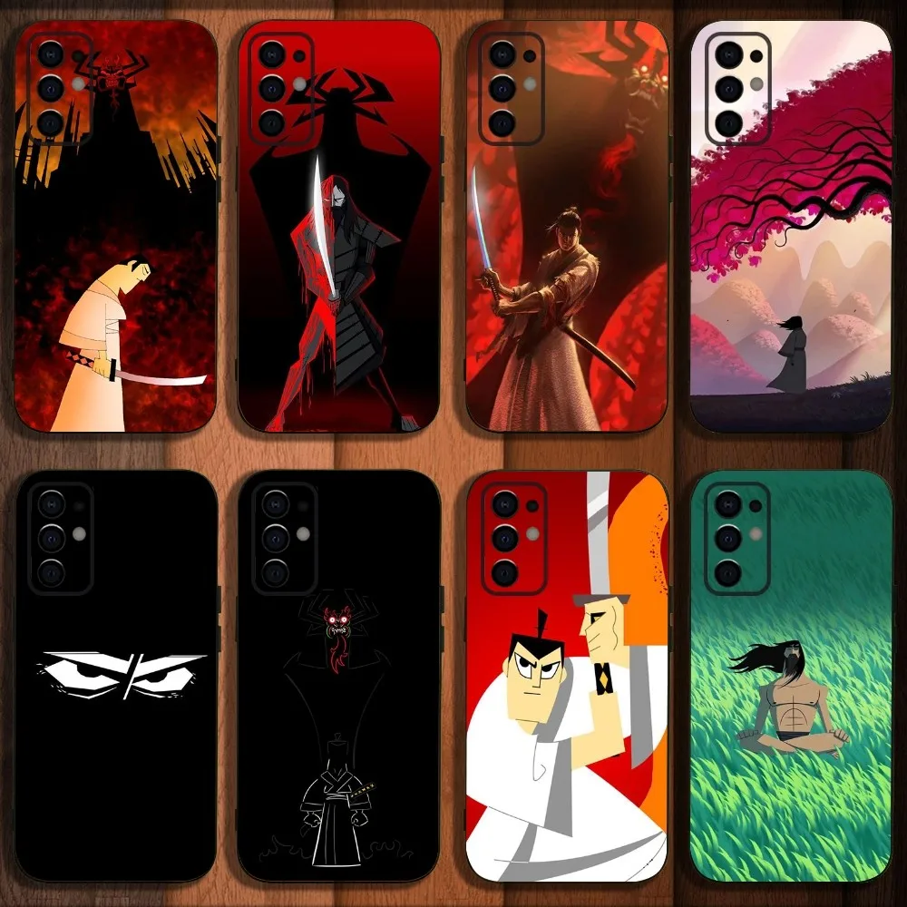 

S-samurai J-Jack Phone Case For Samsung S24,S21,S22,S23,S30,Ultra,S20,Plus,Fe,Lite,Note,10,9,5G Black Soft Cover