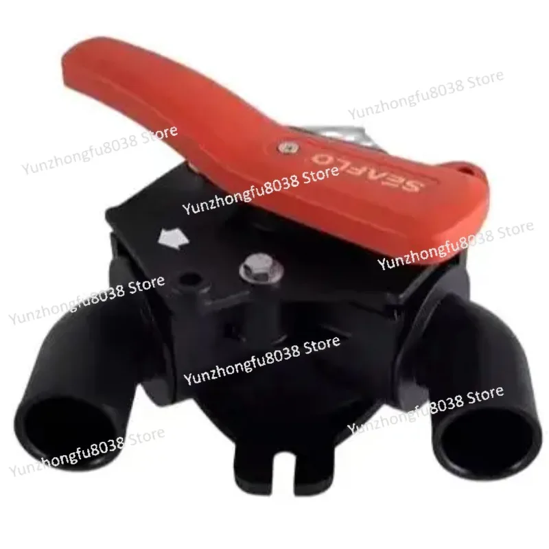 Marine Waste Tank Y-Valve Marine Toilet Drain Valve for Boats and RVs, 3/4