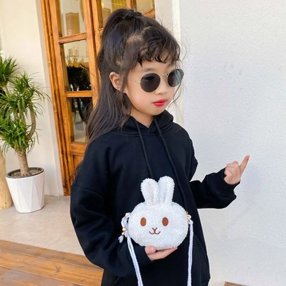 Cute Funny Handbag Purses New Year Gift Rabbit Shoulder Bag Coins Bag Crossbody Bag Messenger Bag